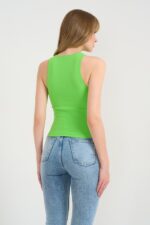 Örme Bisiklet Yaka Atlet - Görsel 5