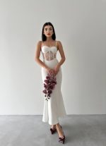 Begonia İp Askılı Elbise - Görsel 5