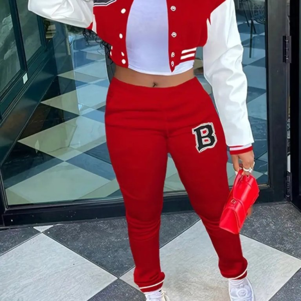 Kadın Uzun Kollu Hakim Yaka önden Düğmeli Ceket Pantolon şardonlu Iki Iplik Ikili Takım