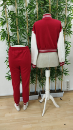 Kadın Uzun Kollu Hakim Yaka önden Düğmeli Ceket Pantolon şardonlu Iki Iplik Ikili Takım - Görsel 8