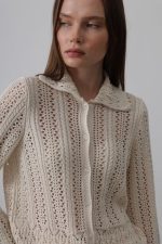 Gömlek Yaka Uzun Kol Triko - Görsel 3