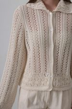 Gömlek Yaka Uzun Kol Triko - Görsel 4