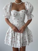 Beyaz Mini Elbise - Görsel 2