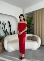 Athena Sırt DekolteliElbise - Görsel 4