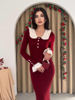 Sura Bebe Yaka Elbise - Görsel 4