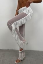 Katlı Transparan Pantolon - Görsel 3