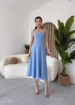 Neapolitan Askılı Elbise - Görsel 3