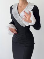 Florina Midi Boy Elbise - Görsel 5