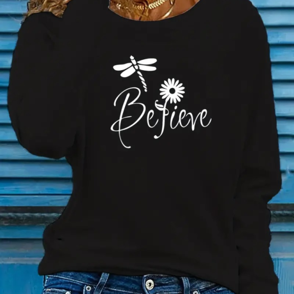 Kadın Uzun Kollu Bisiklet Yaka çiçek Desenli Viskon Bluz