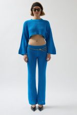 Oversize Triko Bluz Pantolon Takım - Görsel 2