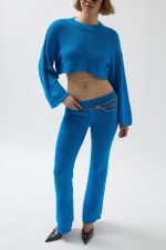 Oversize Triko Bluz Pantolon Takım - Görsel 4