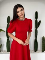 Catania Balon Kol Elbise - Görsel 3