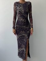 Gena Tül Midi Boy Elbise - Görsel 2