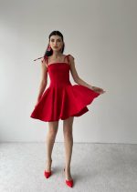 Clara Askılı Mini Elbise - Görsel 3