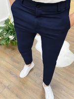 Erkek Cepli Slimfit Atlas Pantolon - Görsel 3