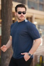 Erkek Oversize Bisiklet Yaka Kısa Kollu T-shirt - Görsel 2