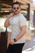 Erkek Hemşire Yaka Kısa Kollu Tişört - Görsel 2