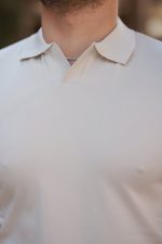 Erkek Hemşire Yaka Kısa Kollu Tişört - Görsel 3