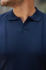 Erkek Hemşire Yaka Kısa Kollu Tişört - Görsel 3