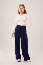 Ters Dikişli Basic Beyaz Body Bluz - Görsel 4