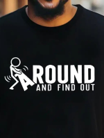Erkek Around Baskılı Süprem T-shirt - Görsel 2