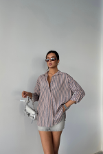 ÇİZGİLİ GÖMLEKKETEN - Görsel 4