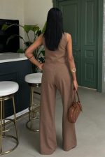 Yelek Ve Pantolon Çizgili Double Takım 10017 - Görsel 4
