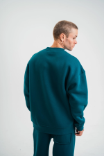 Uzun Kol Bisiklet Yaka Basic SweatShirt - Görsel 4