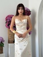 Dora Çiçek Detaylı Elbise - Görsel 5