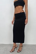 Askı Detay Straplez Dokulu Crop - Görsel 4