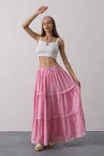 Dantel Detaylı Etek - Görsel 2