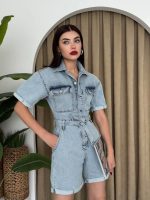 Tone Denim Tulum - Görsel 6