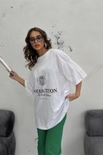 Nicoline Baskılı Pantolon Takım 9473-10 - Görsel 5