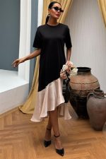 Volanlı Süprem Elbise 2864 - Görsel 2