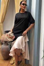 Volanlı Süprem Elbise 2864 - Görsel 6