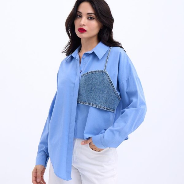 5419 GÖMLEK-KOYU MAVİ