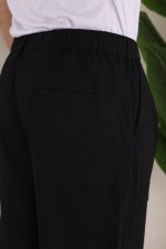 Erkek Beli Lastikli Pileli Baggy Pantolon - Görsel 4