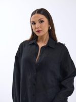 7399 GÖMLEK-SİYAH - Görsel 5