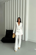 MODAL 4 DÜĞME ASTARSIZ CEKET - PANTOLON TAKIM