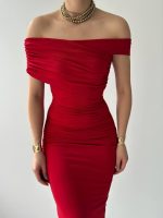 Dron Straplez Elbise - Görsel 6