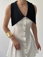 Ness Düğmeli Elbise - Görsel 7