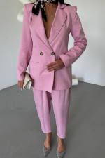 KETEN CEKET - PANTOLON TAKIM - Görsel 2