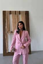 KETEN CEKET - PANTOLON TAKIM - Görsel 4