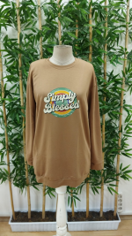 Kadın Uzun Kollu Bisiklet Yaka Yazılı Viskon Iki Iplik Elbise - Görsel 4