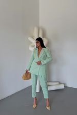 KETEN CEKET - PANTOLON TAKIM - Görsel 2