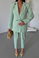 KETEN CEKET - PANTOLON TAKIM - Görsel 3