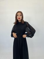 6297 ELBİSE-SİYAH - Görsel 5