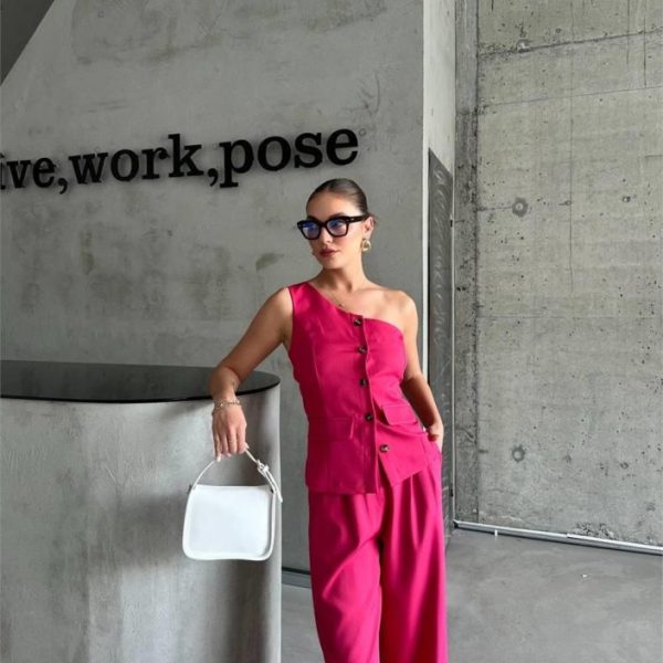 TEK KOL YELEK - PANTOLON TAKIM ATLAS