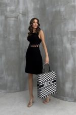 Estelya Cut Out Mini Elbise 2571-01 - Görsel 4