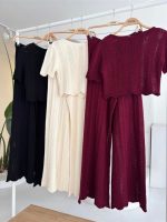 Triko Bluz Pantolon İkili Takım 10084-025 - Görsel 11